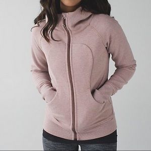 Lululemon Heathered Bark Berry Scuba III size 4